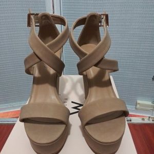 Bamboo Wedges Tan